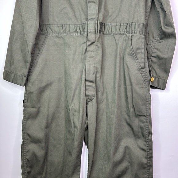Vintage Key Imperial Green Coveralls Size 44 Regular - Picture 3 of 8